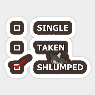 Single, Taken, or Shlumped? Sticker